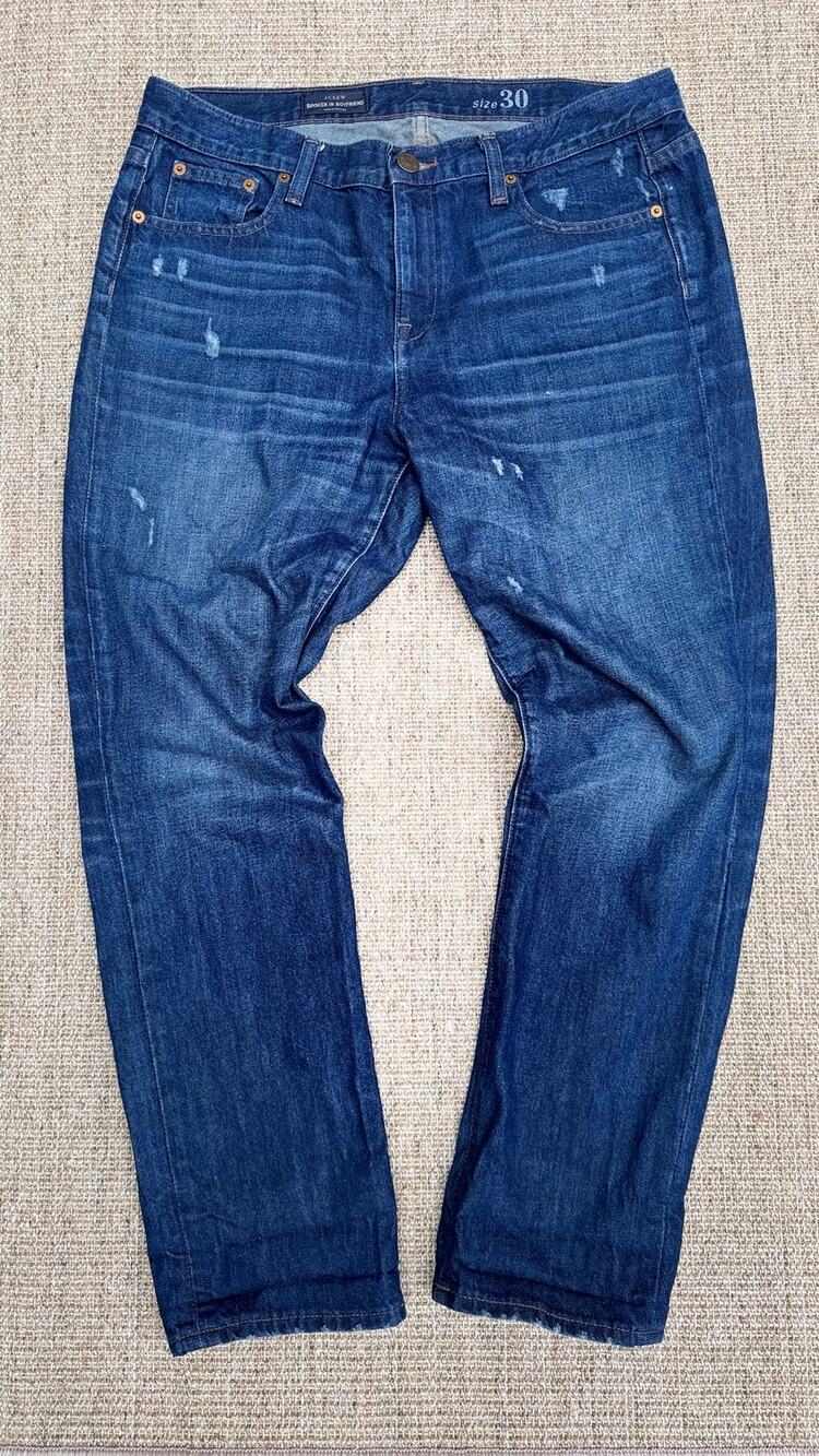 👖💙 J.Crew Broken In Boyfriend Jeans | Size 30 | Dark Wash